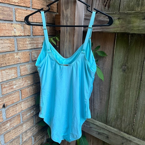 Calvin Klein Light Blue One Piece Swimsuit - Picture 2 of 3